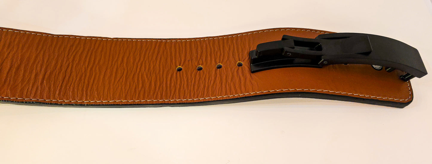 Leather Weight Lifting Belt