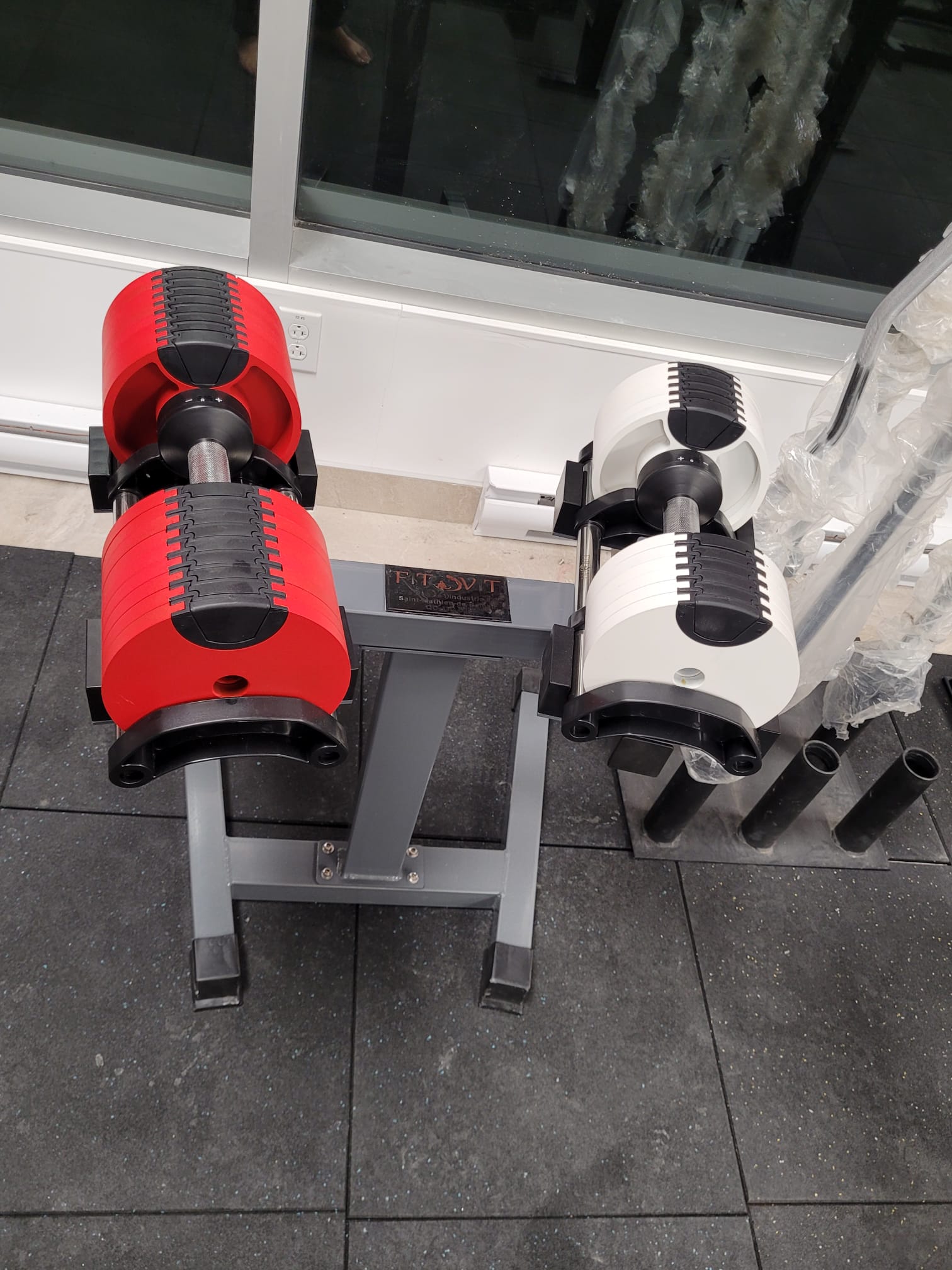 45lb adjustable dumbbells