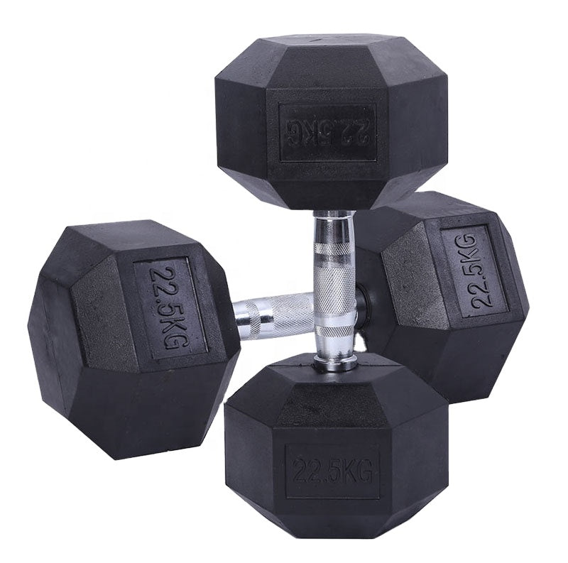 Rubber Hex Dumbbell